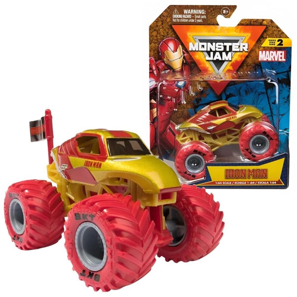Carrinho Monster Jam Veiculo Do Homem De Ferro 4835 Sunny