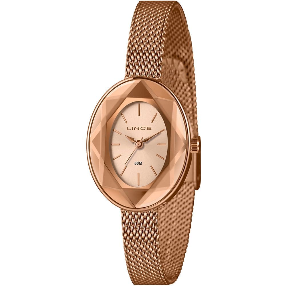 Relógio LINCE feminino analógico rosê LRR4828L27 R1RX