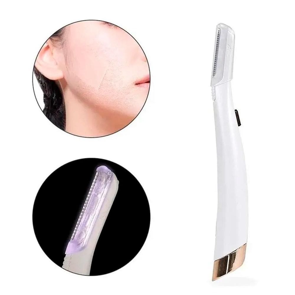 Esfoliador Removedor De Pelos Facial Com Cabo Seguro