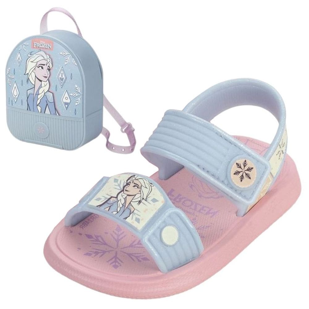 Sandalia Infantil Menina Conforto Disney Frozen
