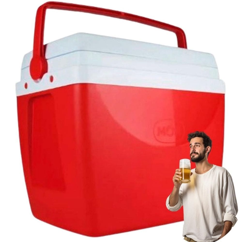 Mini Cooler Leve Para Viagem E Piquenique Com Garantia