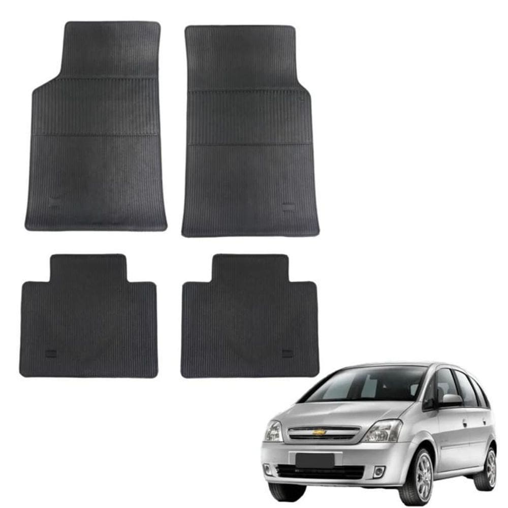 Tapete Borracha Gm Meriva 2003 Até 2012 4 Peças