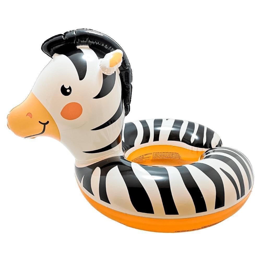 Boia Inflável Circular Infantil Zebra 57 Cm X 51 Cm