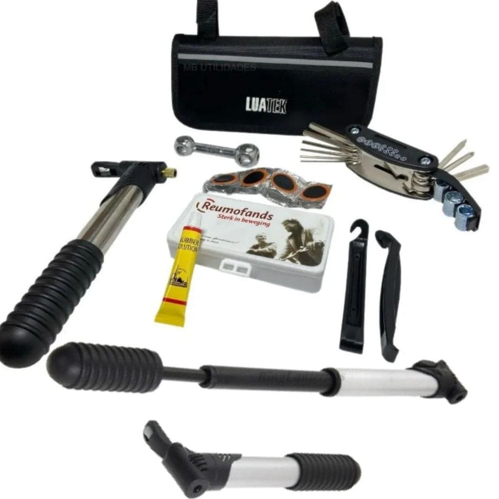 Conjunto De Reparos Para Bike Multifuncional Com Estojo