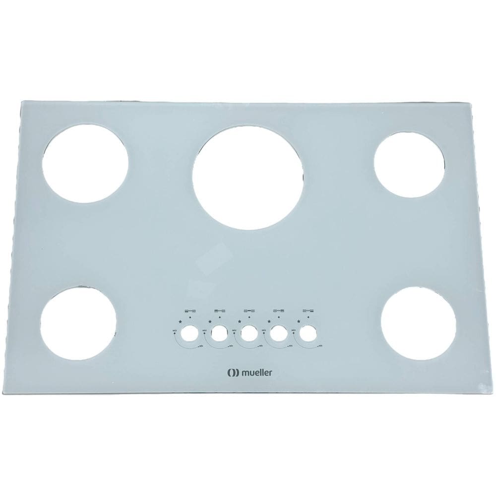 Vidro Fogão Cooktop Mueller 5 Bocas Tripla Chama Branco G5