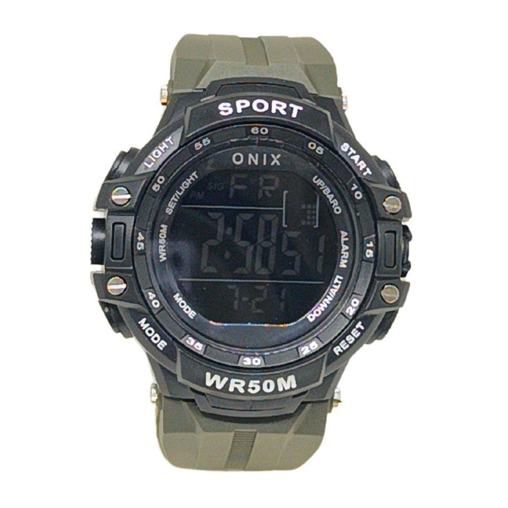 Relógio Masculino Onix Digital It-373H Preto E Cinza