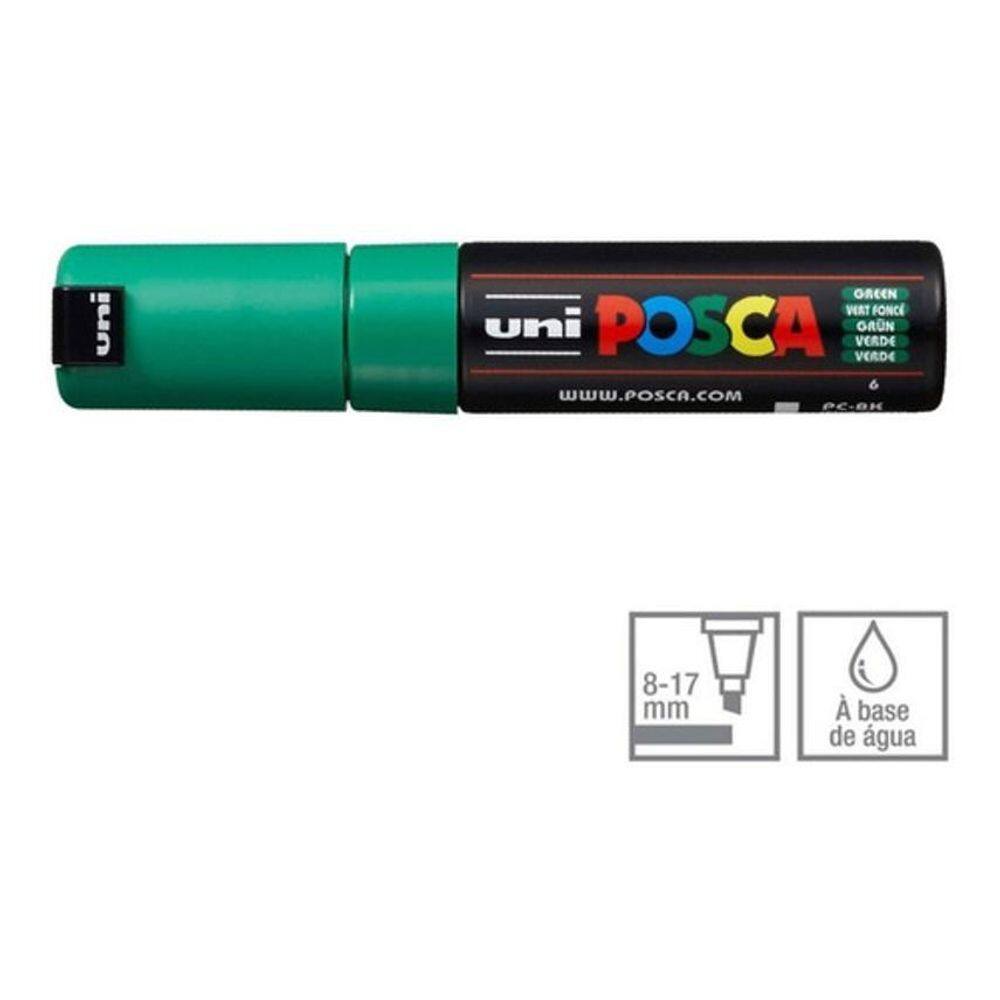 Caneta Posca Pc-8K Verde Ponta Bisel 8 A 17Mm