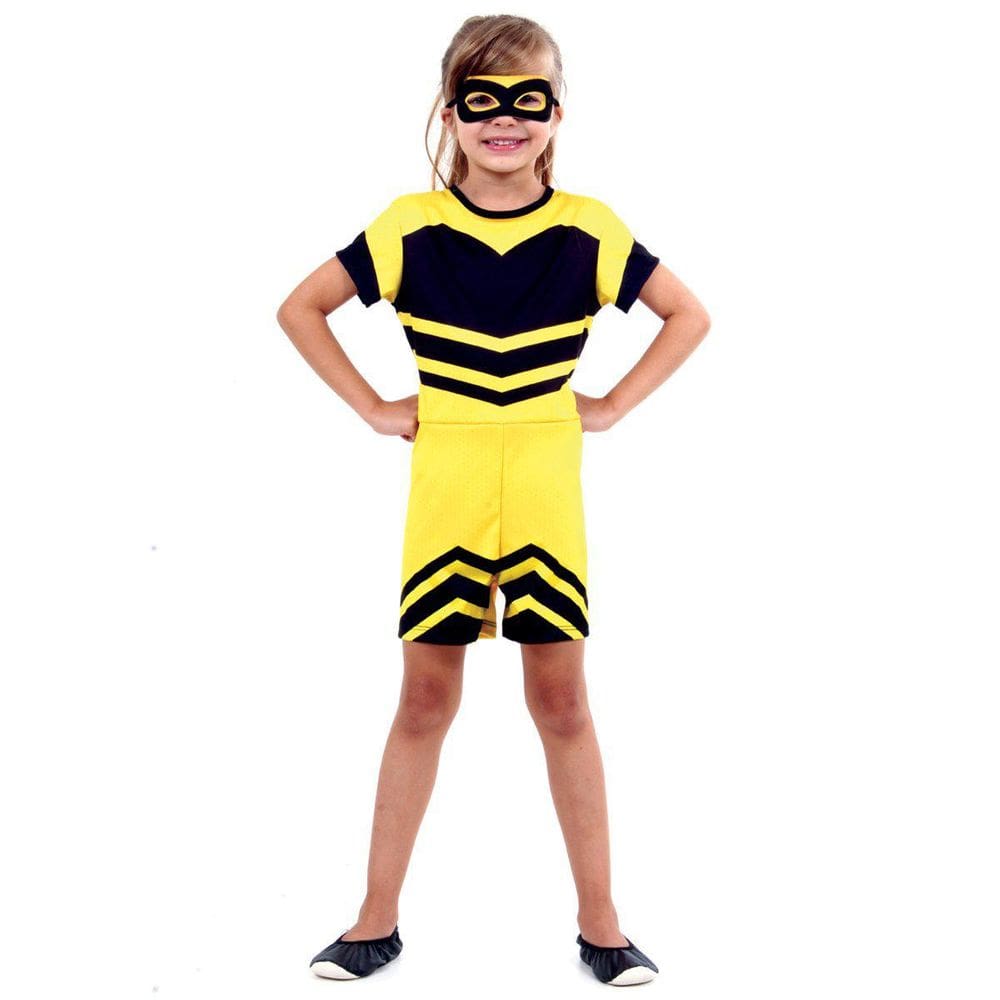 Fantasia Queen Bee Tamanho G - 9 A 12 Anos Sulamericana