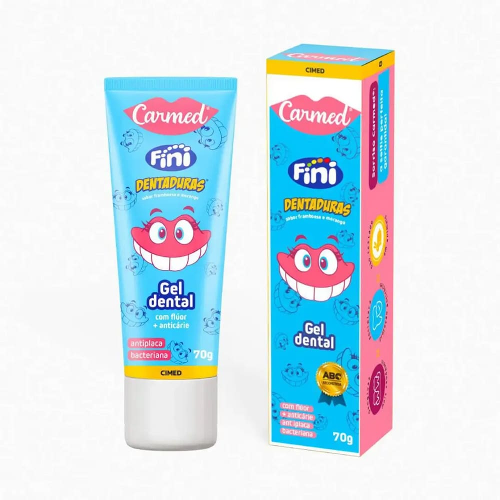 Gel Dental Fini Dentaduras - Carmed