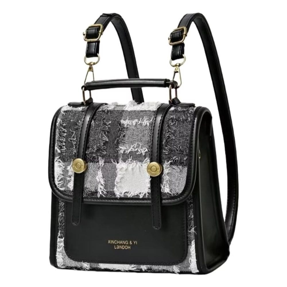 Mochila SANMU para mulheres retrô, elegante, veludo, estilo doce