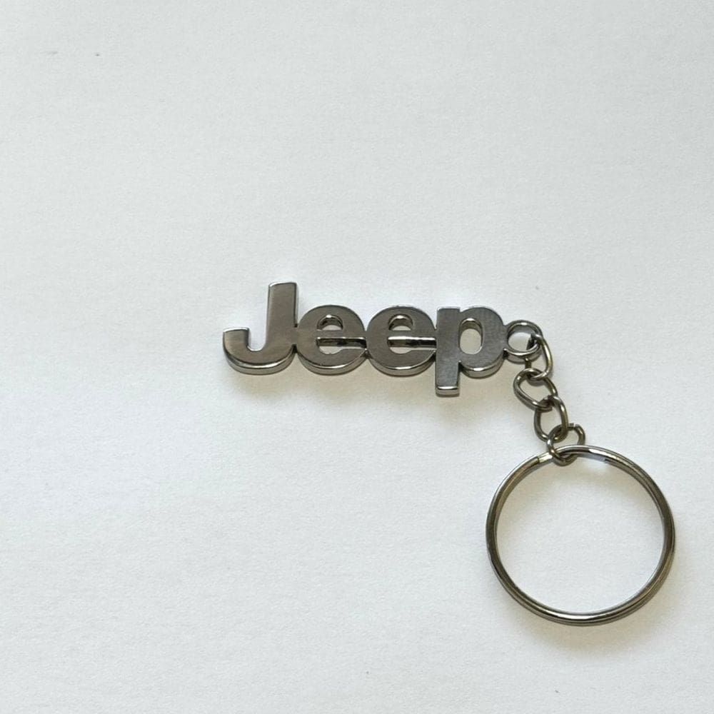 Chaveiro em Aço Inox  Jeep