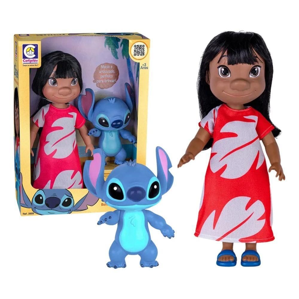 Boneca Lilo e Stitch 2899 - Cotiplás