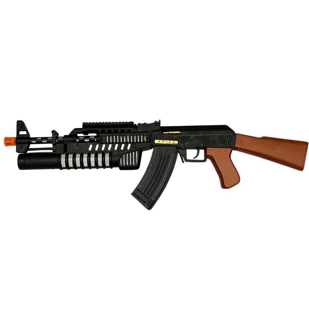 Brinquedo Nerf De Plástico Com Movimento Luz E Som 53cm