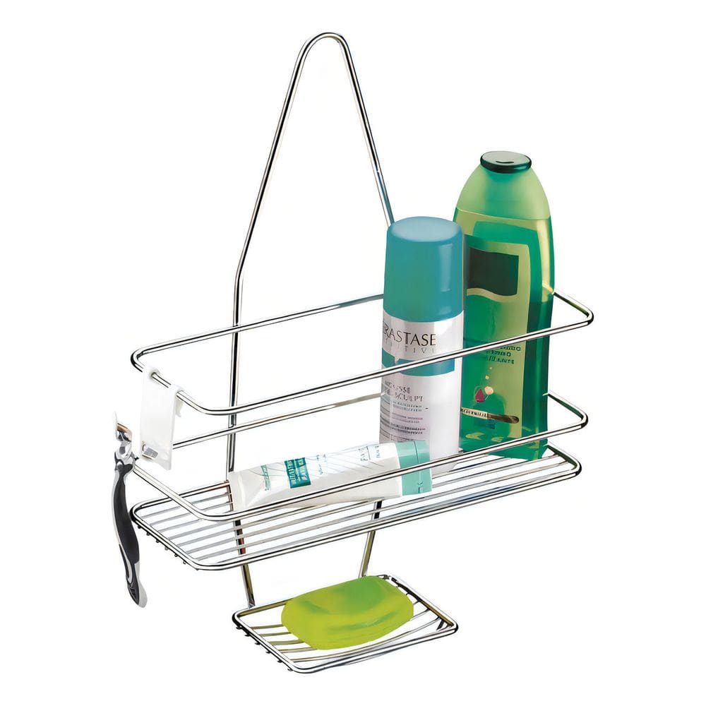 Suporte Shampoo Sabonete De Registro Movel Resistente Future