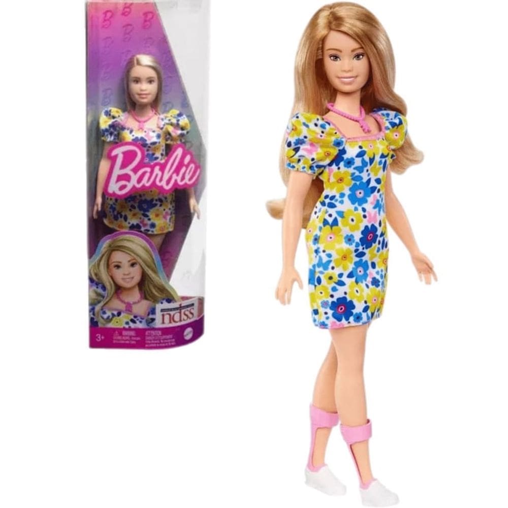 Boneca Barbie Fashionista Síndrome Down Mattel