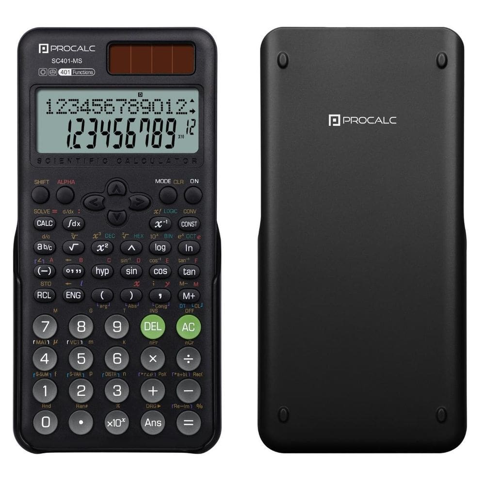 Calculadora Científica Procalc Sc401Ms 401 Funções Visor