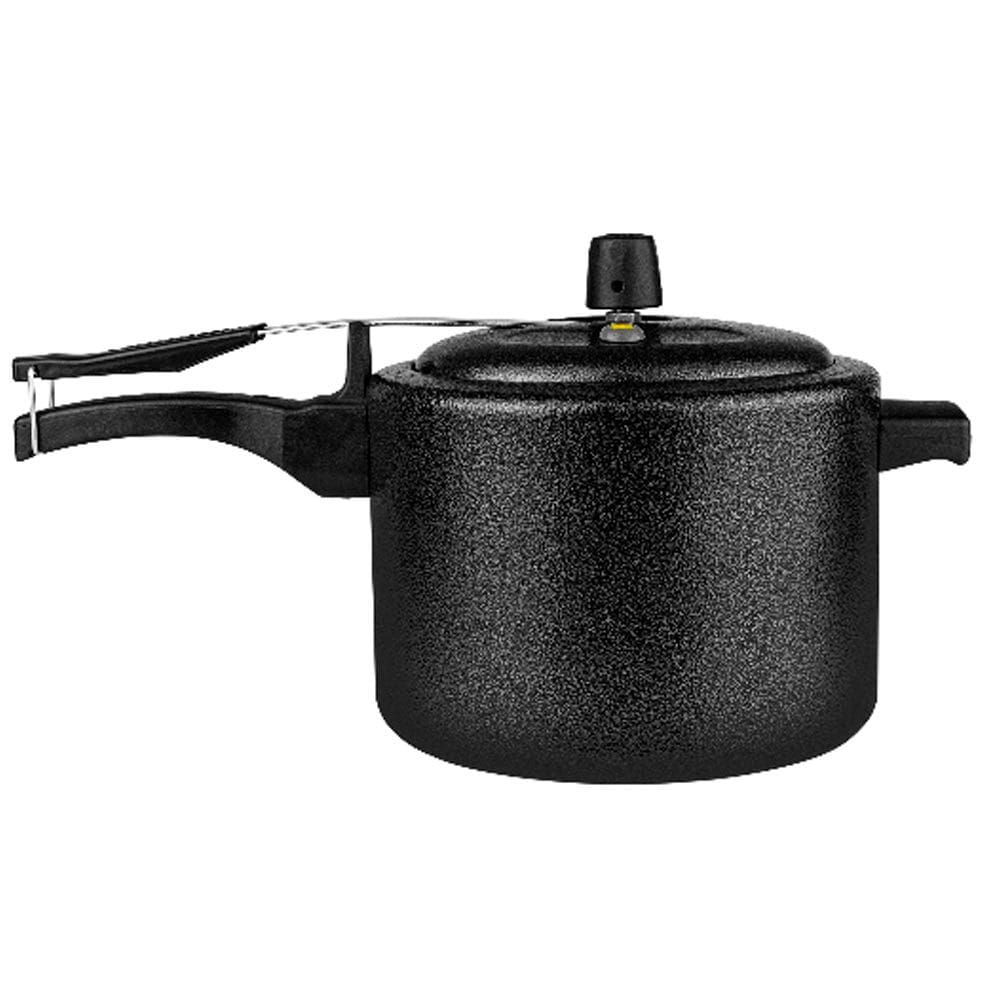 Panela de Pressão 7 Litros Aluminio Preto Craquelado Real