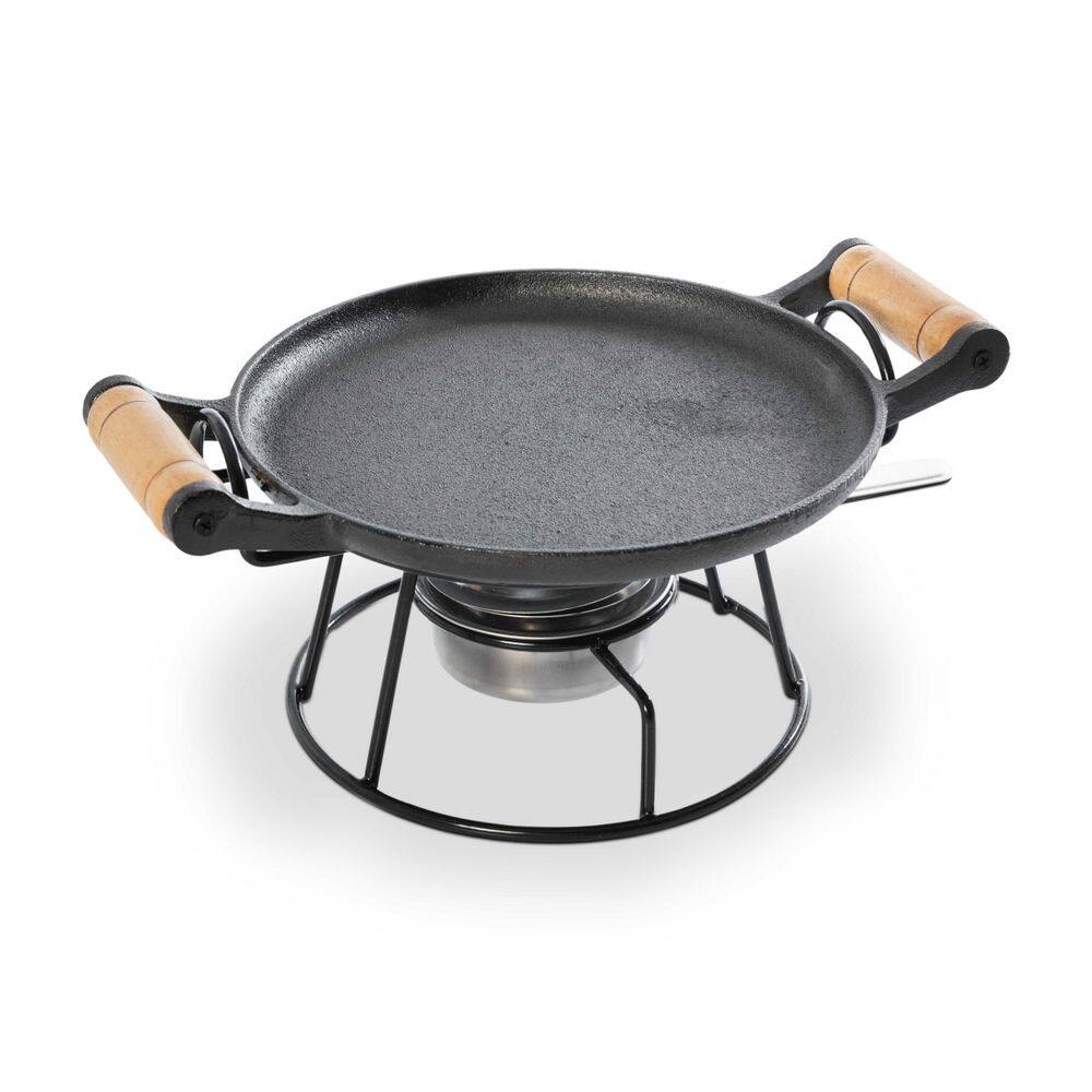 Réchaud Redondo Chapa de Ferro Fundido Fondue Carne Forma