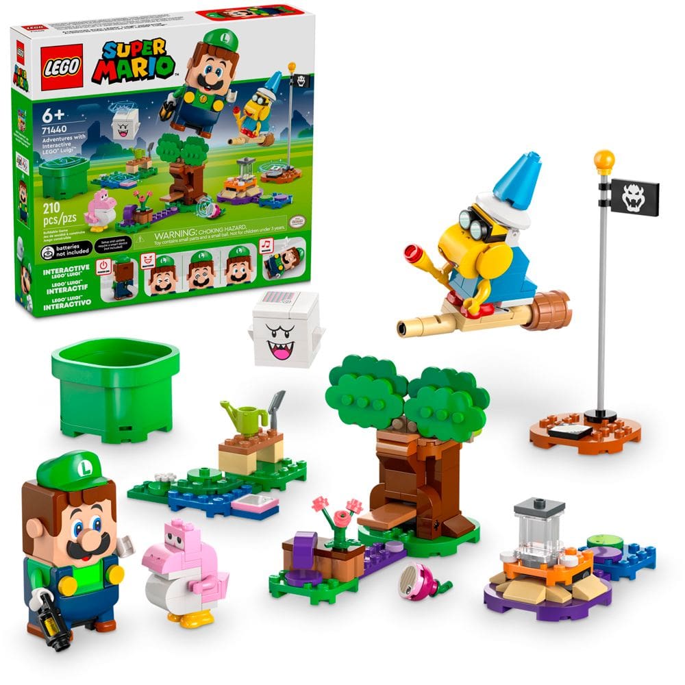 Lego Super Mario Aventuras Interativa Luigi 71440 com 210pcs