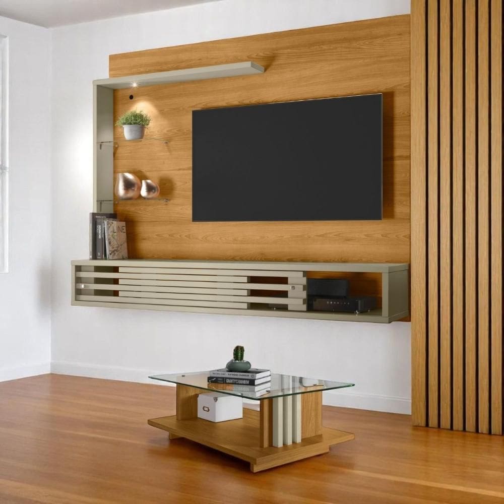 Conjunto Domo Select e Mesa de Centro Cumaru/Opala