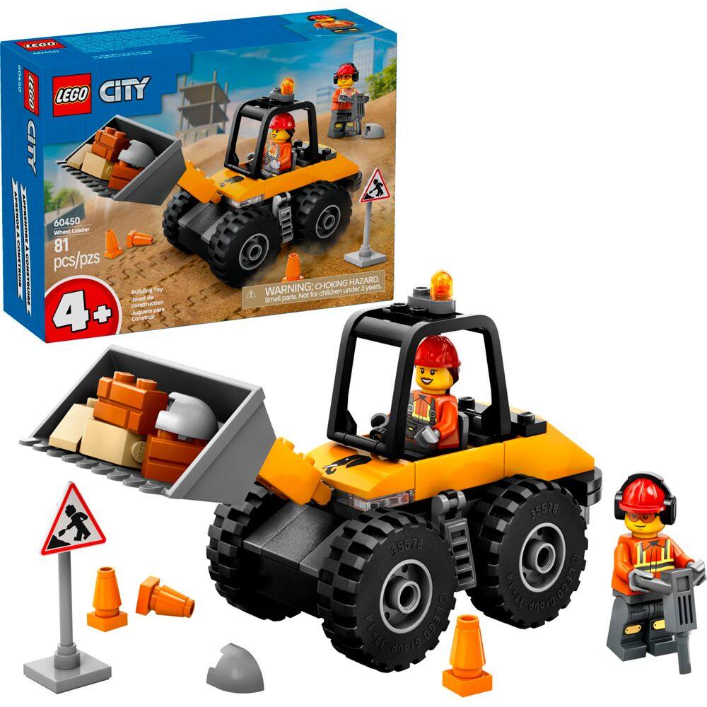 Lego City Carregadora de Construção 60450 com 81pcs