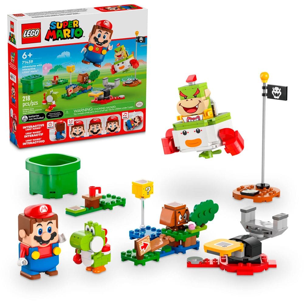 Lego Super Mario Aventuras Interativas Mario 71439 com 218pcs