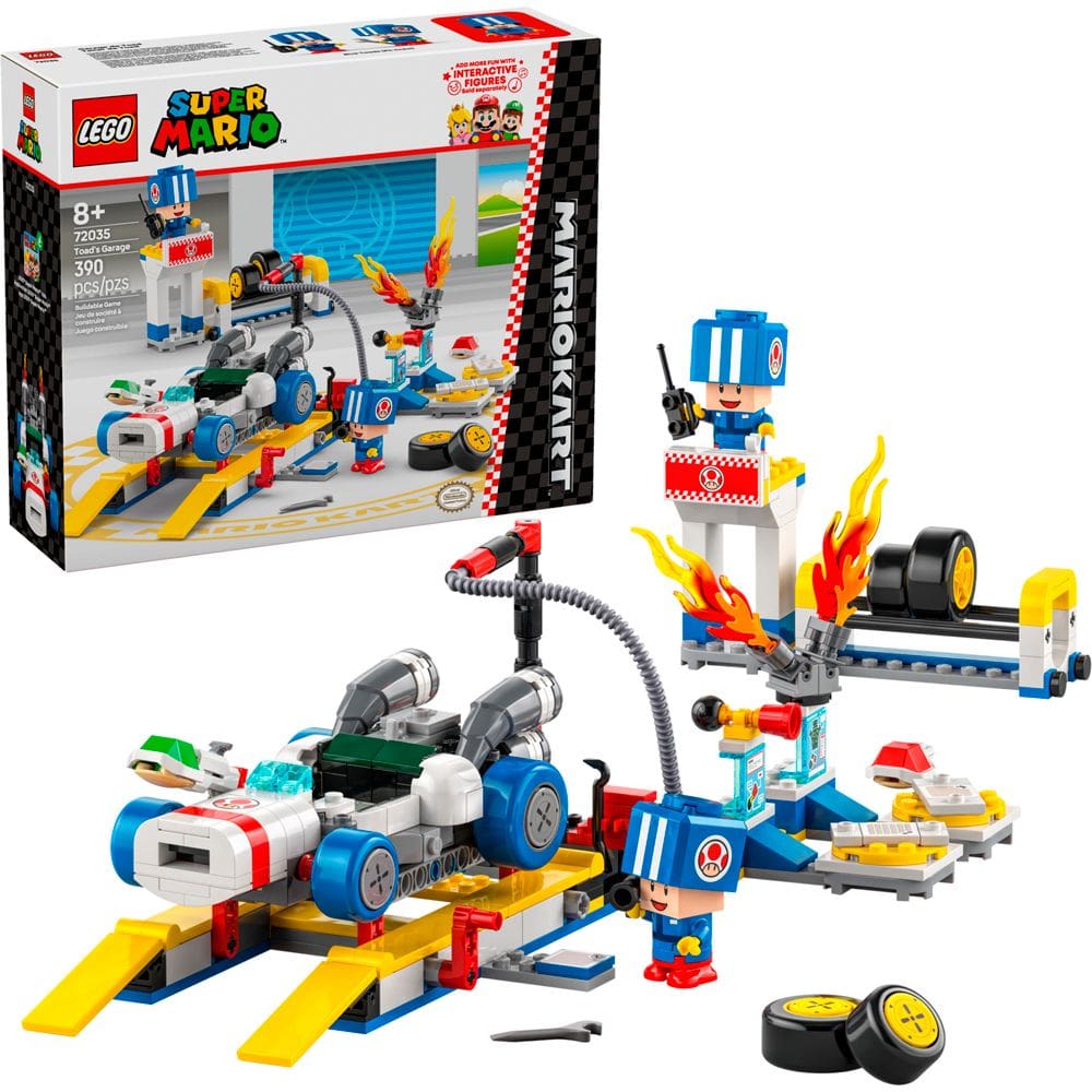 Lego Super Mario Kart Garagem do Toad 72035 com 390 peças