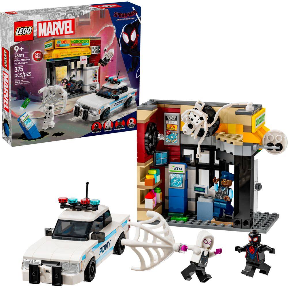 Lego Super Heroes Miles Morales vs Spot 76311 com 375 peças