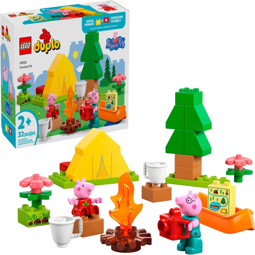 Lego Peppa Pig Viagem de Acampamento 10452 com 32pcs