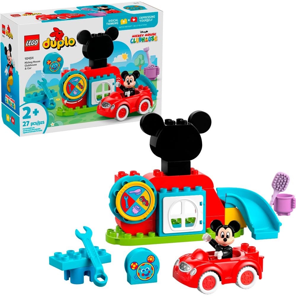 Lego Duplo Casa e Carro do Mickey 10454 com 27pcs