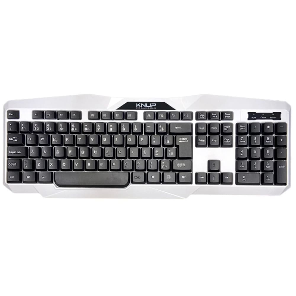 Teclado Gamer Knup Ice LED RGB com iluminação USB