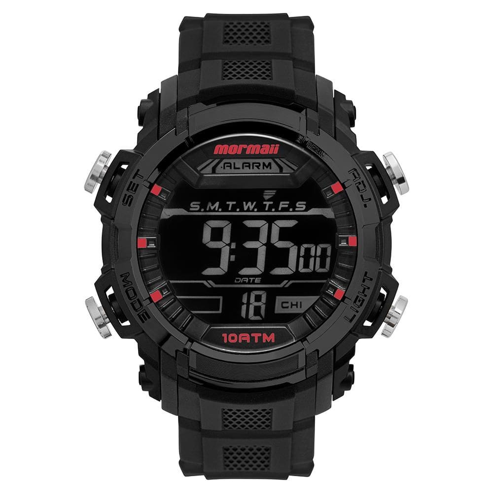 Relógio Mormaii Masculino Action Preto - MO1041/8P