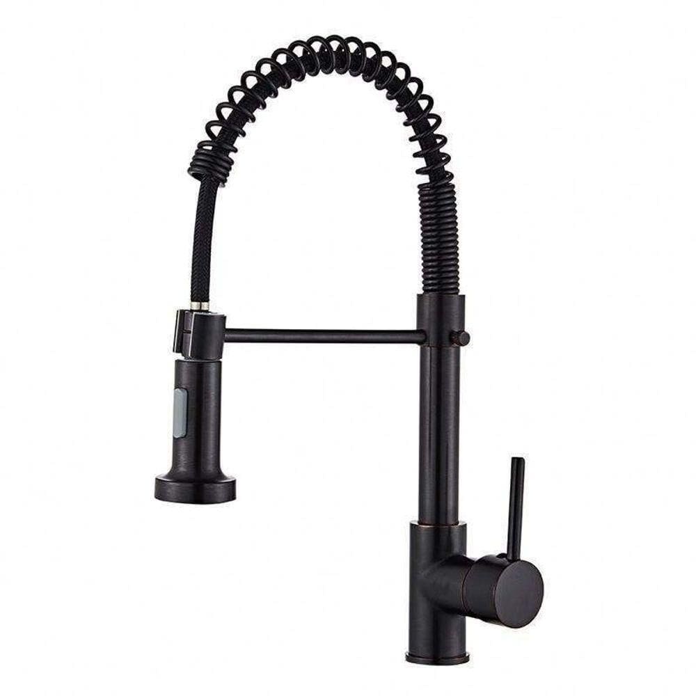 Torneira Cozinha Gourmet Inox Luxo Modelo:preto Agua Fria Bancada