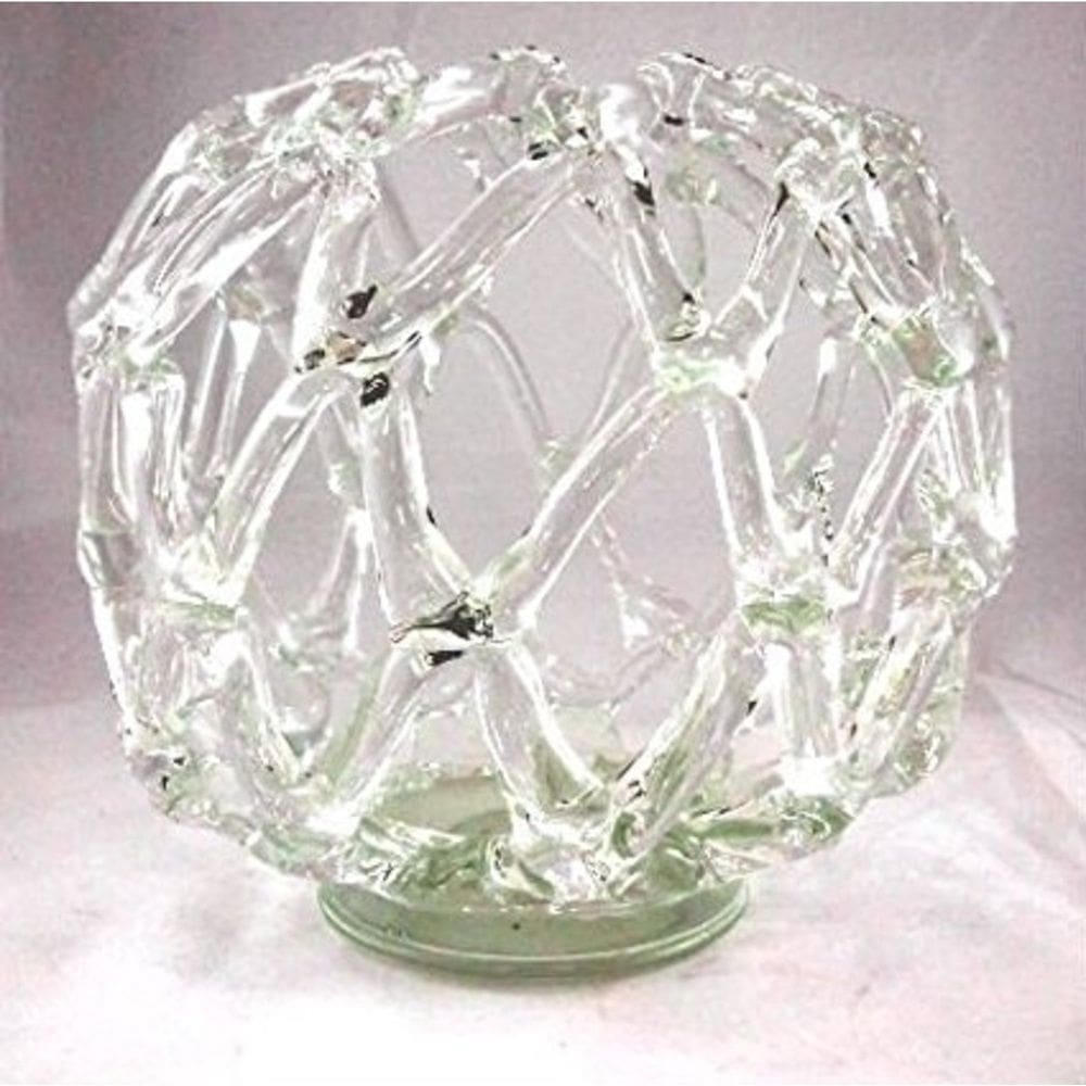 Vaso de tigela de vidro Manhattan Chic Artisan Net Design