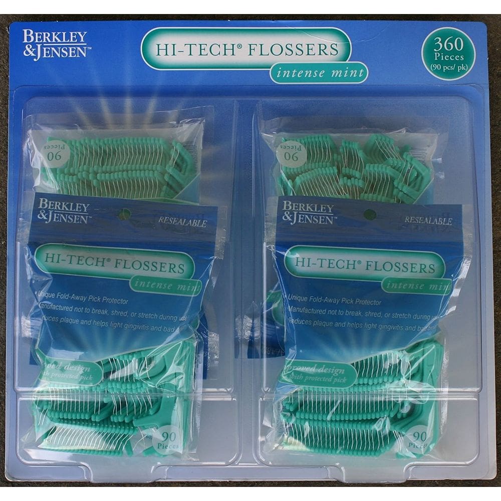 Flossers Berkley & Jensen Hi-tech Intense Mint 360 peças