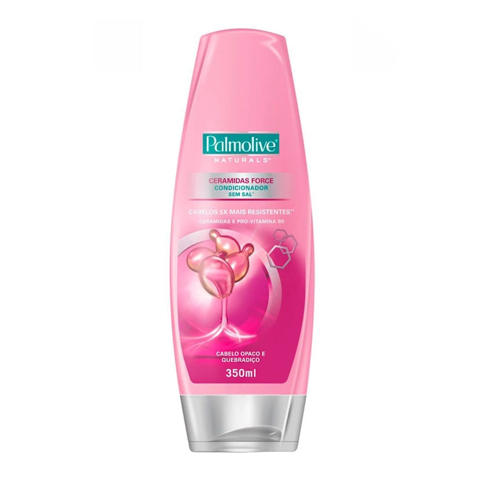 Condicionador Palmolive Naturals Ceramidas Force Sem Sal com 350ml