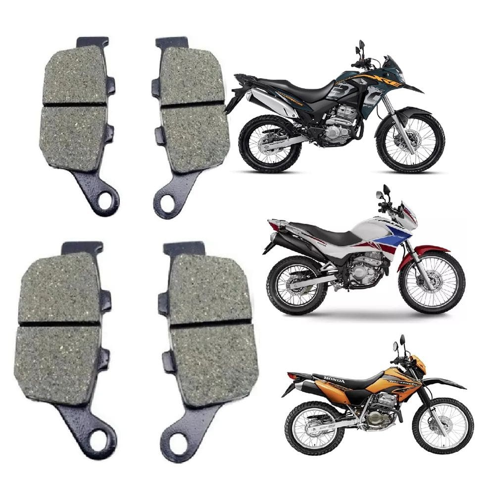 Kit Jogo Par Pastilha Xre300 Sem Abs Tornado Falcon Dianteiro + Traseiro