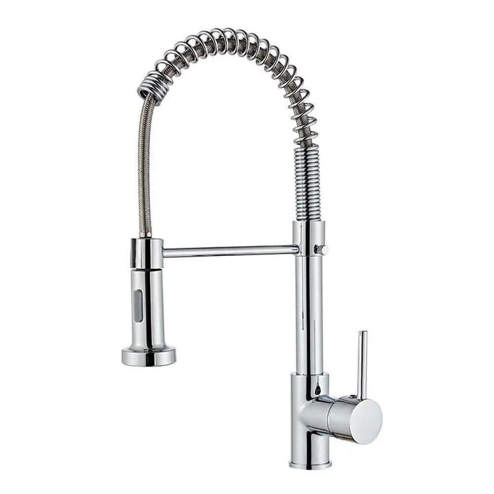 Torneira Cozinha Gourmet Inox Luxo Modelo:agua Fria Bancada Prata