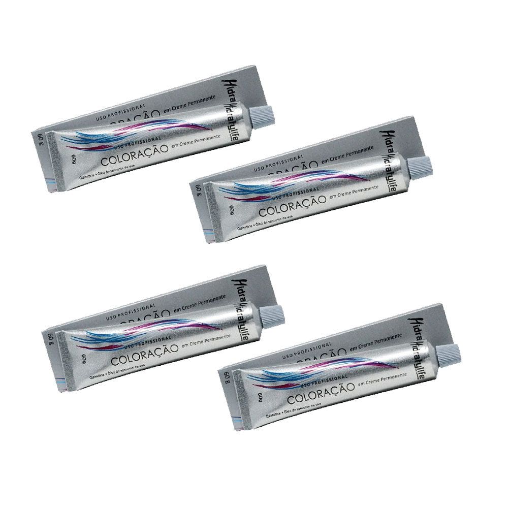 Kit 04 Tinta Coloração Castanho Mairibel/Hidraty 60g