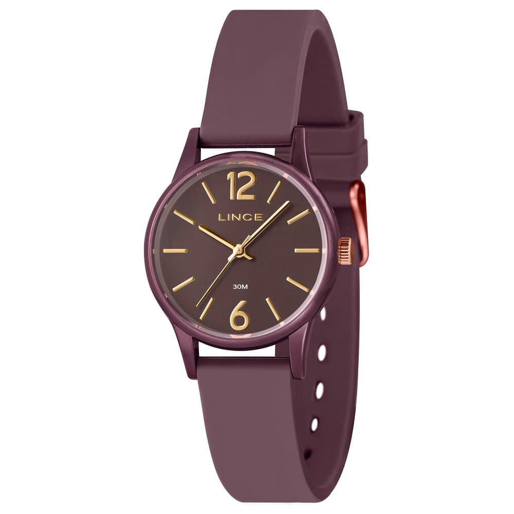 Relógio LINCE feminino analógico marrom LRCJ166P33 N2NX