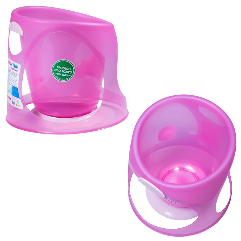 Banheira Babytub Evolution Rosa 0 á 8 Meses