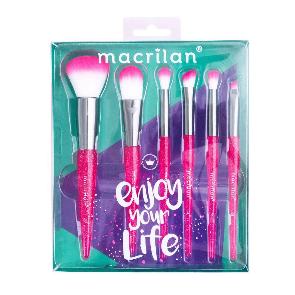 Kit De Pincéis Enjoy Your Life Macrilan
