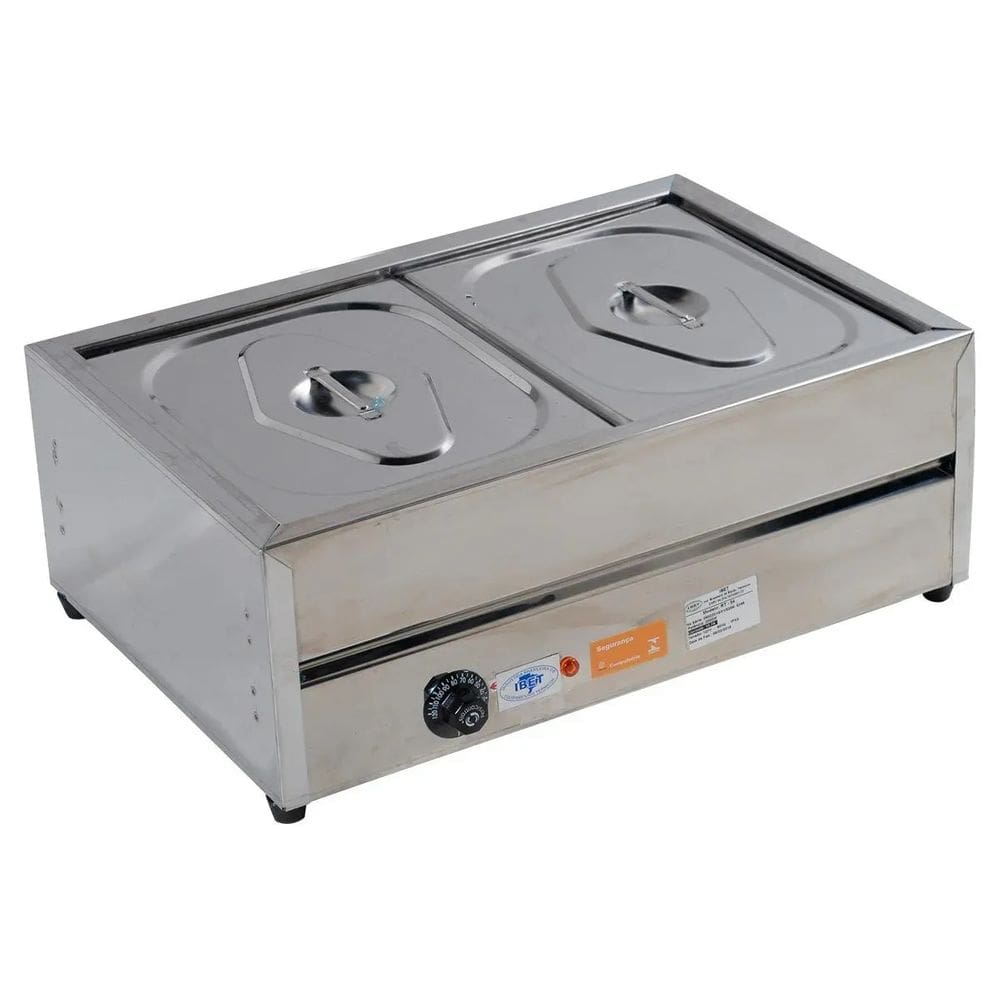 Rechaud Self Service Térmico 2 Cubas Aço Inox Ibet