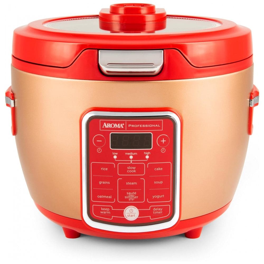 Panela de Arroz Elétrica até 10 xícaras não Cozidas com Painel de Controle, 110V, Aroma Professional ARC 1230R, Vermelha