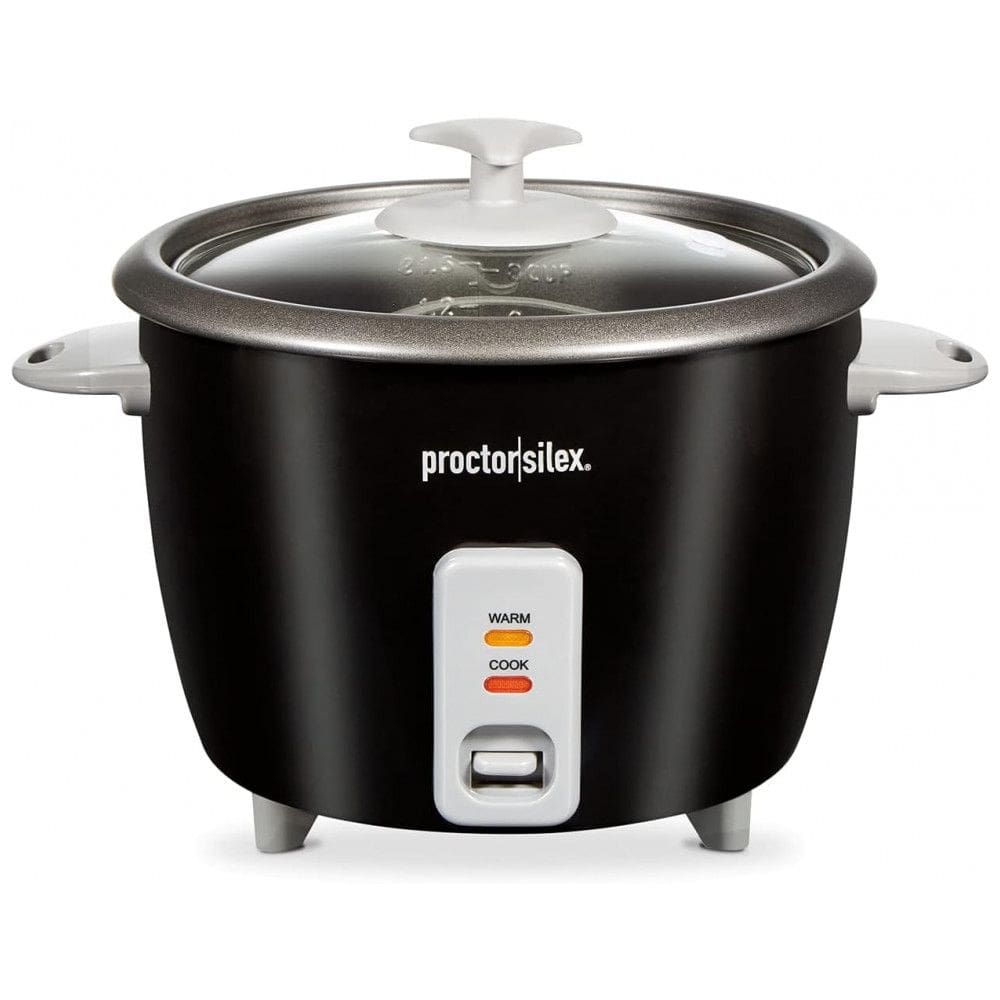 Panela de Arroz Elétrica até 16 Xícaras Cozidas Aço Inoxidável 500W, 110v, PROCTOR SILEX 37527, Preto