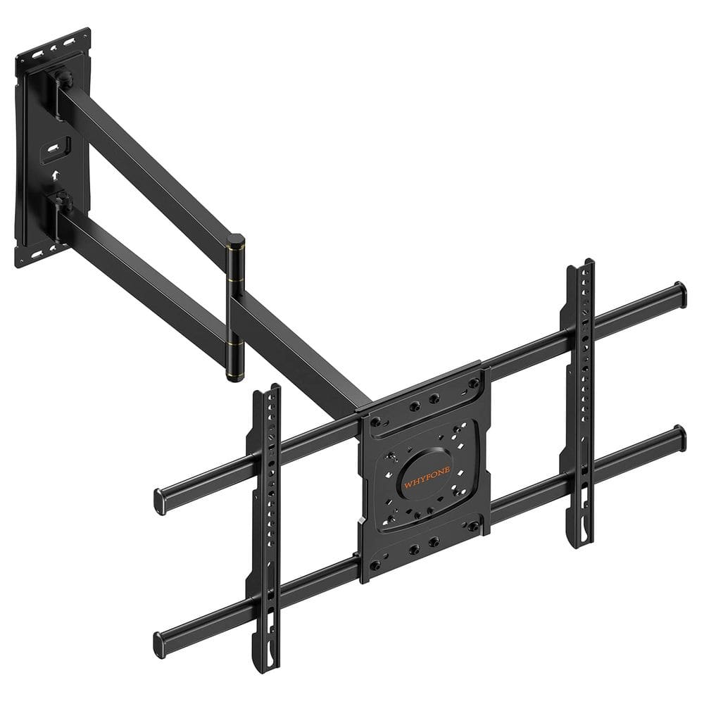 Suporte de TV de canto WHYFONE Long Arm, extensão de 33 polegadas, 32-70&quot;