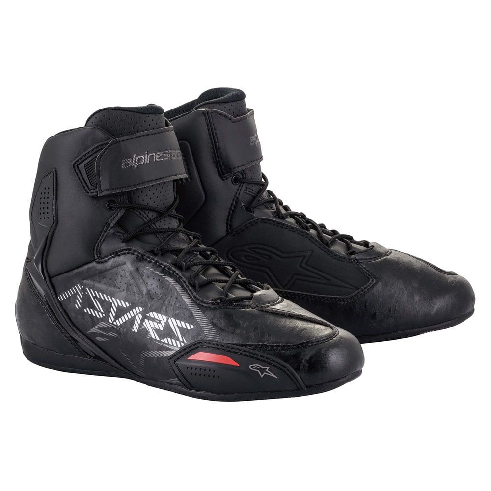 Botas de motocicleta Alpinestars Faster-3 Black Microfibre 47