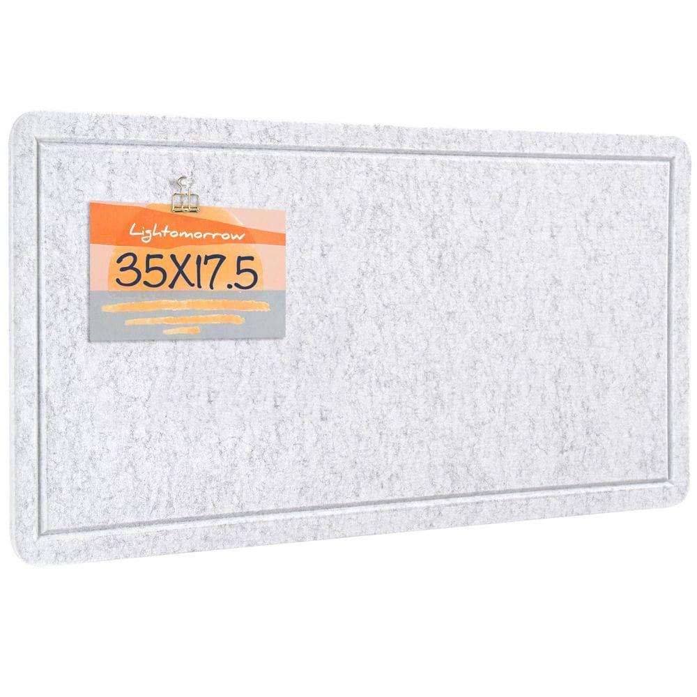 Quadro de avisos Lightomorrow Felt 89x44cm com 20 pinos