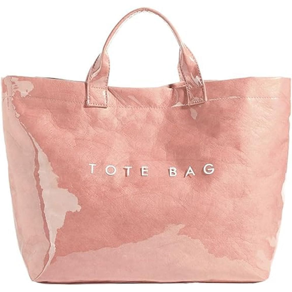 Sacola Lushandy PVC Women Letters Print Kraft Paper