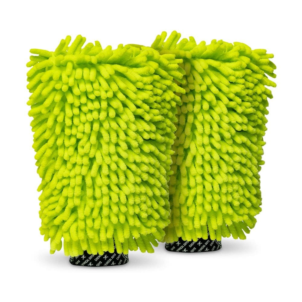 Microfibra Wash Mitt Chemical Guys Chenille Premium (pacote com 2)